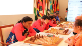 Cuba mantiene paso perfecto en la Olimpiada de Ajedrez para Personas con Discapacidad